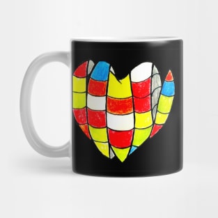 Rubik's Heart Mug